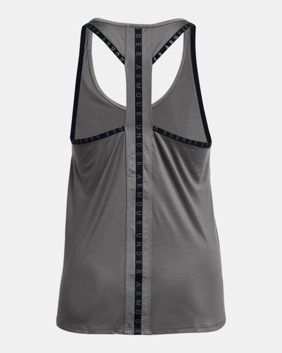 Women's UA Knockout Tank in Gray image number 4